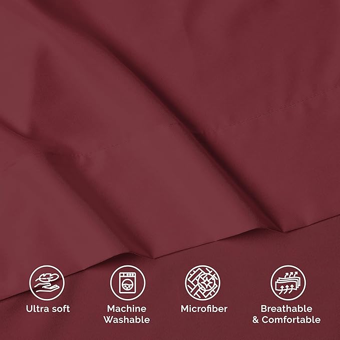 Luxury Flat Sheet on Amazon Elegant Comfort Wrinkle-Free 1500 Premier Hotel - Image 7