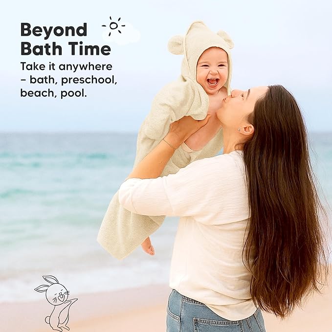 KeaBabies 2-Pack Hooded Baby Towels - Image 7