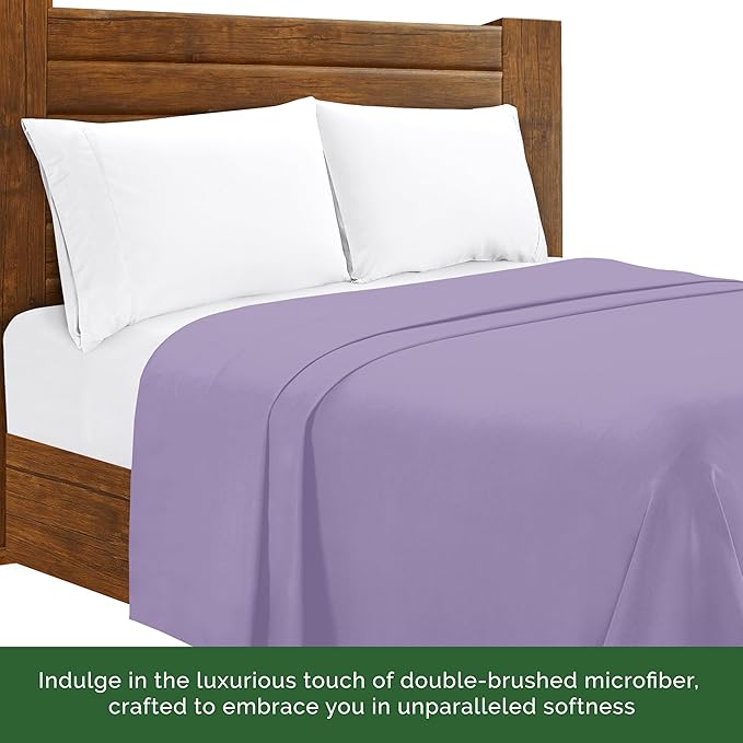 Luxury Flat Sheet on Amazon Elegant Comfort Wrinkle-Free 1500 Premier Hotel - Image 5