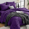 HEVUMYI Purple Full Comforter Set by HEVUMYI