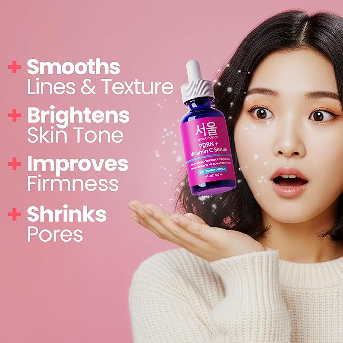 SeoulCeuticals PDRN Serum Salmon DNA Vitamin C Serum – Korean Skincare Anti - Image 7