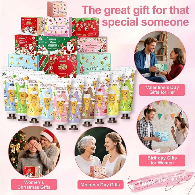 10 Pack Hand Cream Gift Set, Moisturizing Hand Lotion Travel Size, Gifts - Image 4