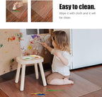 Kuyal Clear Chair mat for Hard Floors 36 x 48 inches Transparent Floor Mats Wood/Tile Protection Mat for Office & Home (36" X 48" Rectangle)