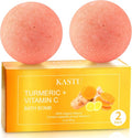Bath Bombs Salt Balls, Turmeric Lemon Vitamin C Lemon Extract Essential Oils by Focusingonbathingproducts