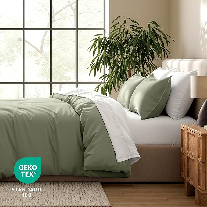 Bare Home Bedding Duvet Cover Oversized Queen - Image 5