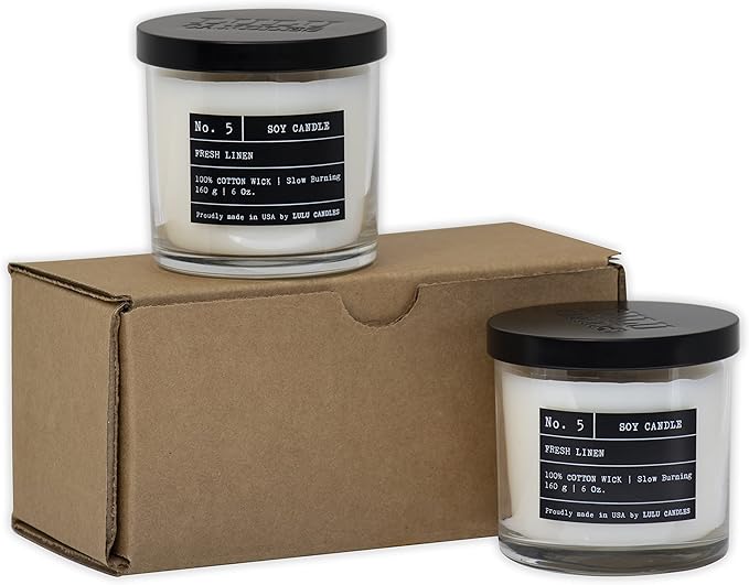 Lulu Candles | Cedarwood Infused Mango | Luxury Scented Soy Jar Candle | Hand - Image 5