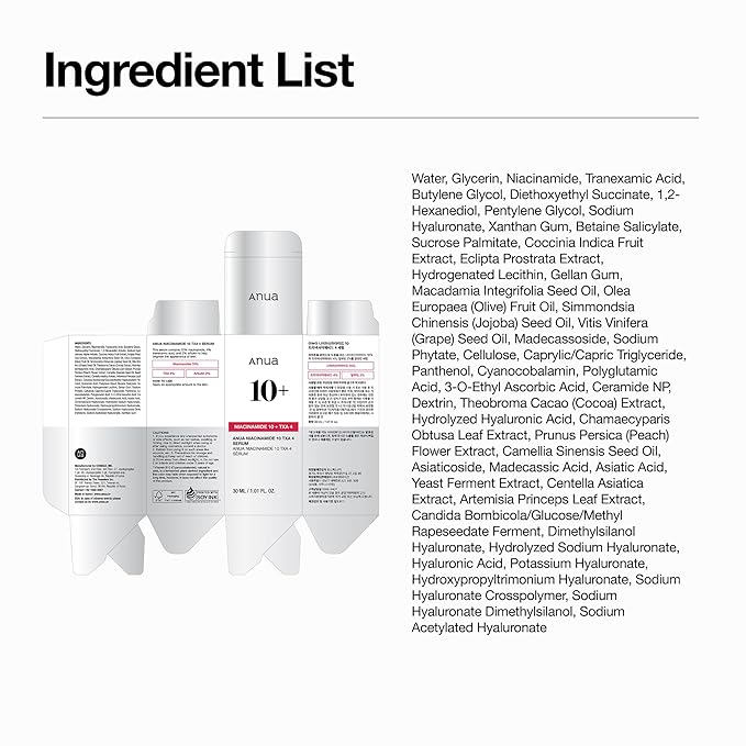 Anua Niacinamide 10 + TXA 4 Serum, Dark Spot Care, Hyaluronic Acid, Tranexamic - Image 9