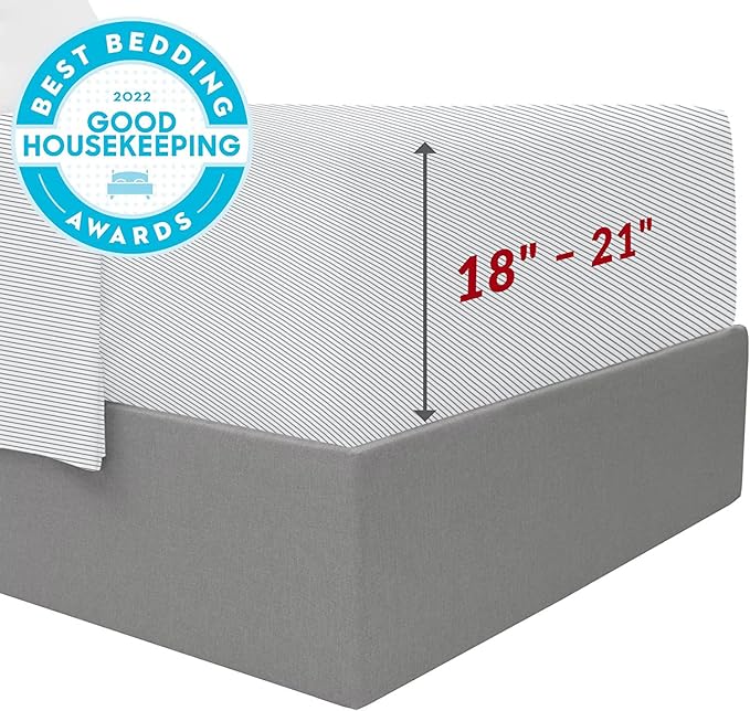 Mellanni Extra Deep California King Sheets - Image 2