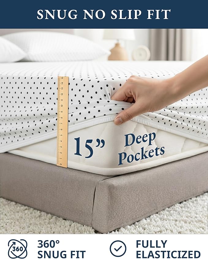 LANE LINEN Eco Friendly 100% Organic Cotton Queen Bedsheet Sets, Luxury Printed - Image 7