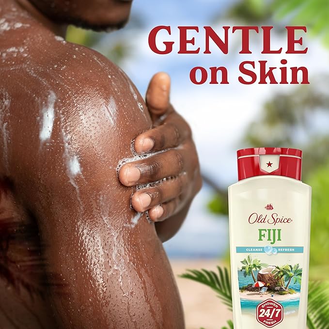 Old Spice Cleansing Body Wash for Men, 24/7 Shower Fresh - Image 5