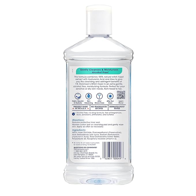 T.N. Dickinson's Witch Hazel Alcohol Free Moisturizing Astringent | 100% - Image 3