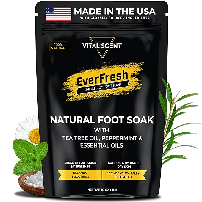 Heavy Duty Tea Tree Oil Foot Soak by VITALSCENT