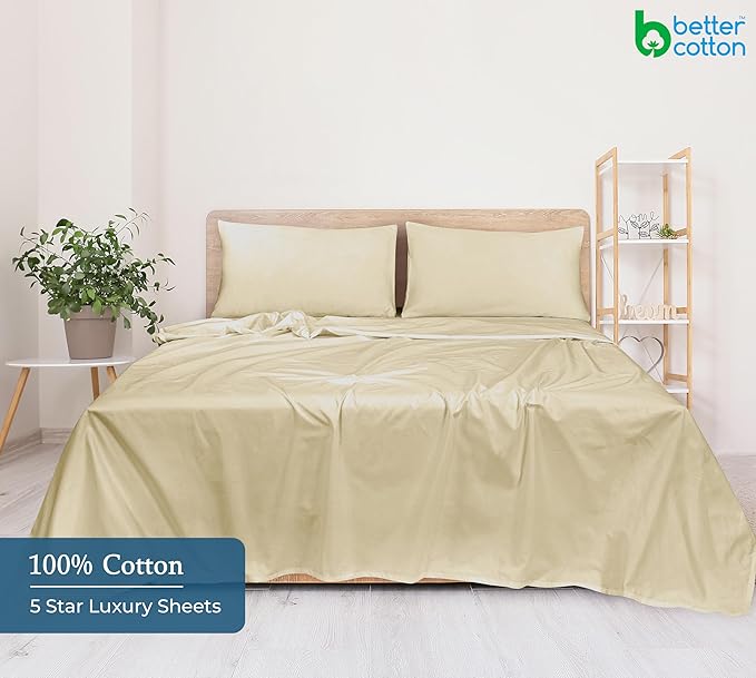 400 Thread Count 100% American Grown Cotton Flat Sheet - Image 6