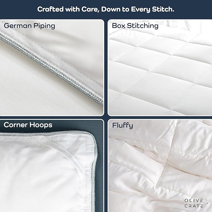 Olive + Crate 100% Viscose derived from Bamboo Comforter Outer Shell - Image 4
