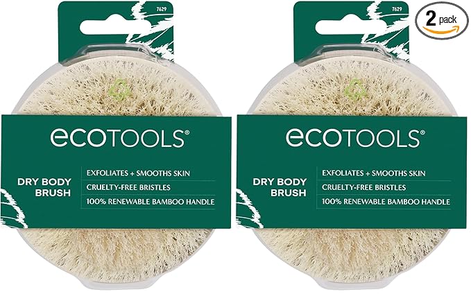 EcoTools Dry Body Brush, For Post Shower & Bath Skincare Routine, Removes Dirt by EcoTools