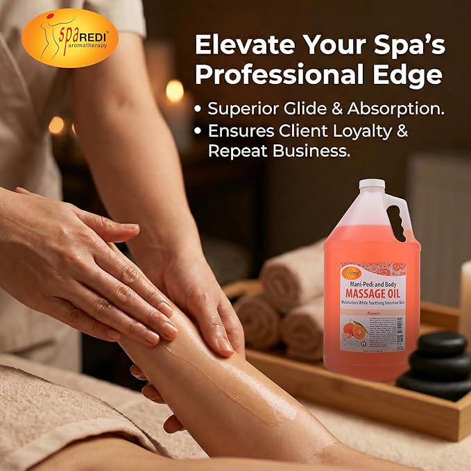 SPA REDI Mandarin Massage Oil – Professional & Family Skin Nourishment - Image 4
