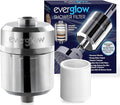 EVERGLOW High-Output Shower Filter, Dry Skin, Heavy Metals and Vitamin C Infused by Unknown