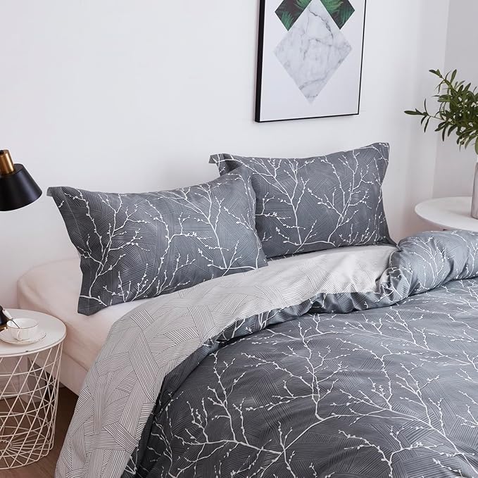 OAITE Duvet Cover Set, 100% Cotton Comforter Cover - Image 3