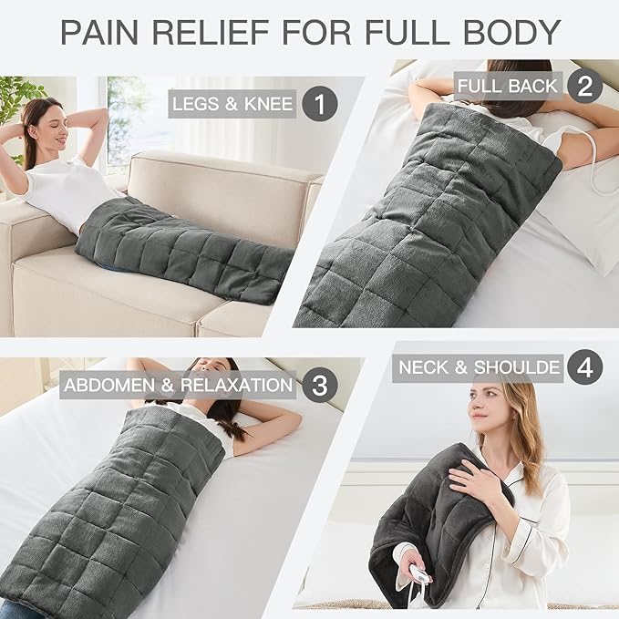 Weighted Heating pad XL 17''x33'' fsa Eligible Items only List hsa Store - Image 4