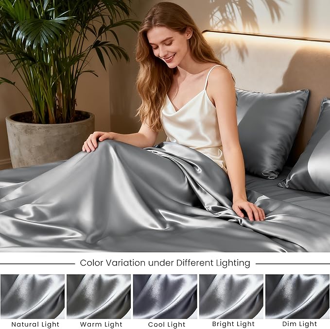 Love's cabin Satin King Sheet Sets - Image 7