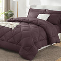 CozyLux Full Size Comforter Sets Cocoa Powder by CozyLux