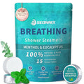 Shower Steamers Aromatherapy 15 Pack, Menthol & Eucalyptus Shower Bombs by CreateExtraordinaryEnjoyment