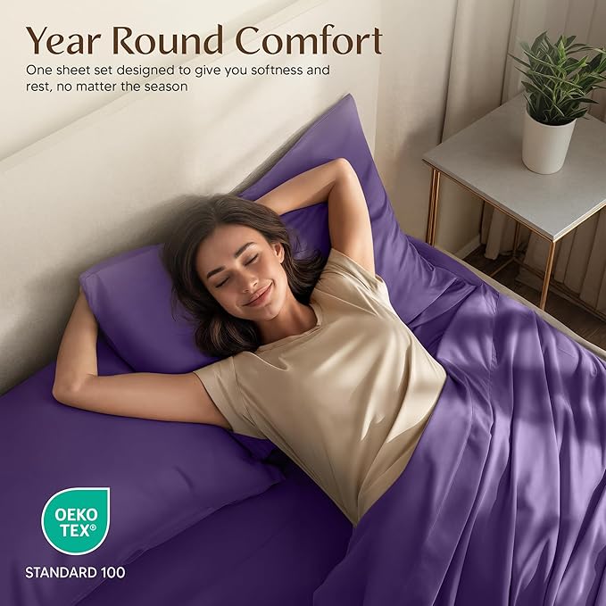 Utopia Bedding Full Size Sheet Set – 4 Piece Bed Sheets, Soft and Breathable - Image 5