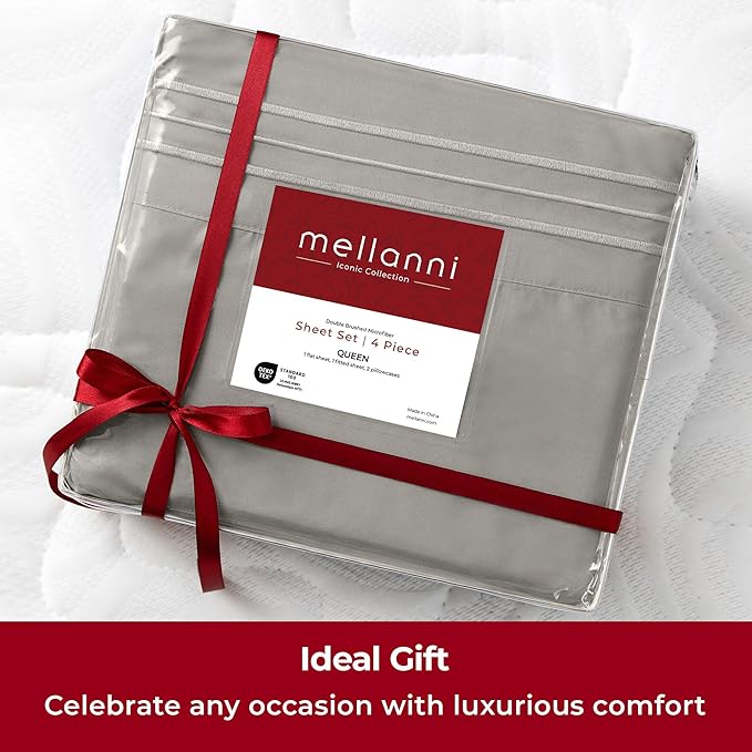 Mellanni Split King Sheets Set - Image 7