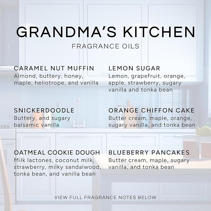 Eternal Essence Oils Grandma's Kitchen Set of 6 Premium Fragrance Oils - Image 2