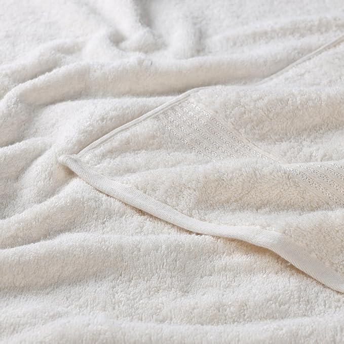 Superior Egyptian Cotton 8-Piece Towel Set, Guest Bath Decor Essentials - Image 4
