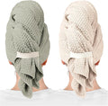 ROLSHOL 2 Packs Large Microfiber Hair Towels by ROLSHOL