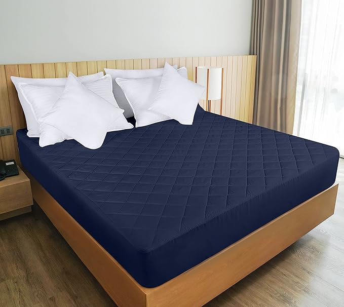 Utopia Bedding Quilted Fitted Mattress Pad, Twin Size, Elastic Fitted Mattress - Image 6