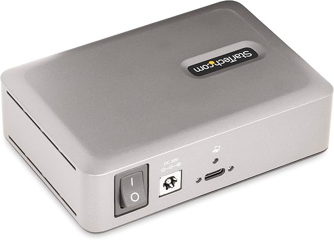 StarTech.com 7-Port USB-C Hub - 5X USB-A/2x USB-C - Self-Powered w/65W Power Supply - USB 3.1 10Gbps - Desktop/Laptop USB Hub w/3ft USB-IF Certified Locking Cable - USB C Splitter, TAA