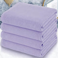 VOOVA & MOVAS Purple Bath Towels Set of 4, Large 30" x 56" by VOOVAMOVAS