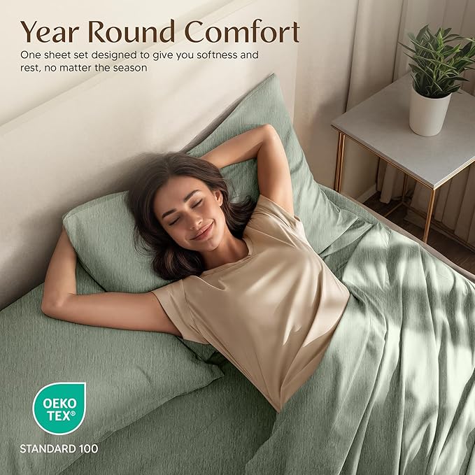 Utopia Bedding Queen Size Sheet Set – 4 Piece Bed Sheets, Soft and Breathable - Image 5
