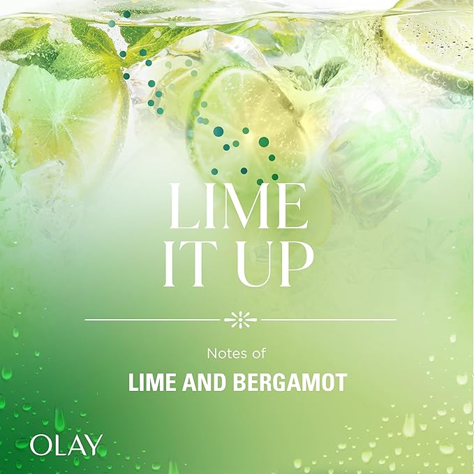 Olay Body Wash for Women, 24/7 Skin-Loving Freshness, Miami Mocktails, Plant - Image 4