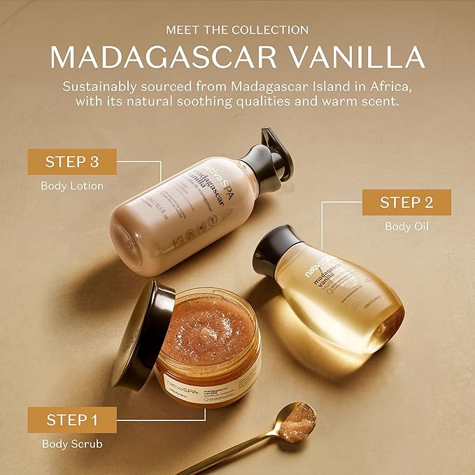 Nativa SPA by O Boticário, Madagascar Vanilla Body Oil, Soothing & Moisturizing - Image 8