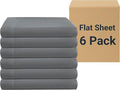 ZPECC Bulk Flat Sheets Only Full Size 6 Pack, Easy Sort Top Bed Sheet by by ZPECC-ABrandThatHasBeenFocusedOnBabyProductsFor18Years