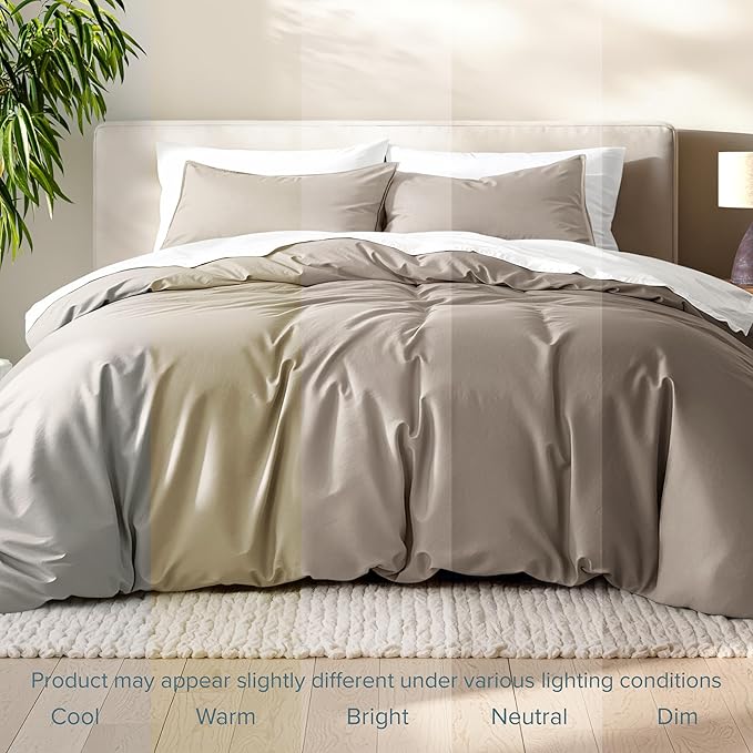 Bare Home Bedding Duvet Cover California King Size - Image 8