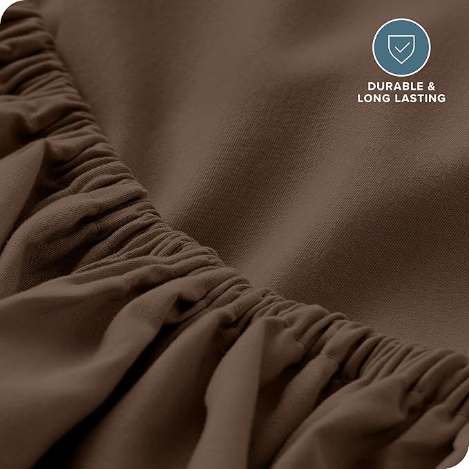 Bare Home Fitted Bottom Sheet Queen Size - Image 5