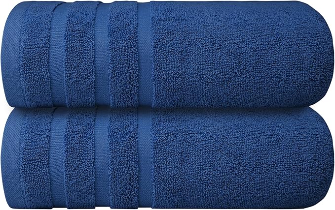 Infinitee Xclusives 100% Cotton Luxury Bath Towels Set of 2 - Image 8