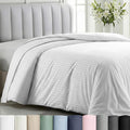 California Design Den Striped White Duvet Cover Queen/Full Only by CaliforniaDesignDen
