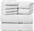 Ariv Towels Pack of 8, Premium Cotton Towel Set, Super Soft, Quick Dry by Ariv