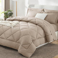 CozyLux King Size Comforter Set Wheat by CozyLux