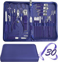 Manicure Set 30 in 1 Nail Clippers Set, Nail Manicure Kit by RedFlow-official