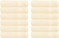 GLAMBURG Ultra Soft 12-Piece Washcloths Set 13x13-100% Ringspun Cotton by GLAMBURG