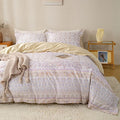 OAITE Duvet Cover Set King Size Floral Pattern Ultra Soft 100% Cotton Duvet by OAITE