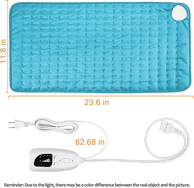 Electric Heating pad for Back Neck Shoulder Knee Arms Legs- Electric Heat Pads - Image 5