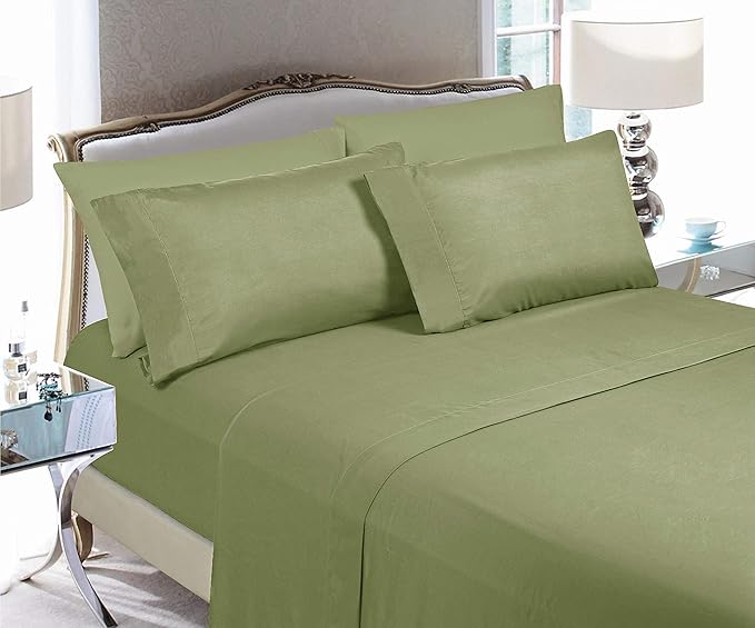 Elegant Comfort Luxury Soft Bed Sheets 1500 Premium Hotel Quality Microfiber - Image 2