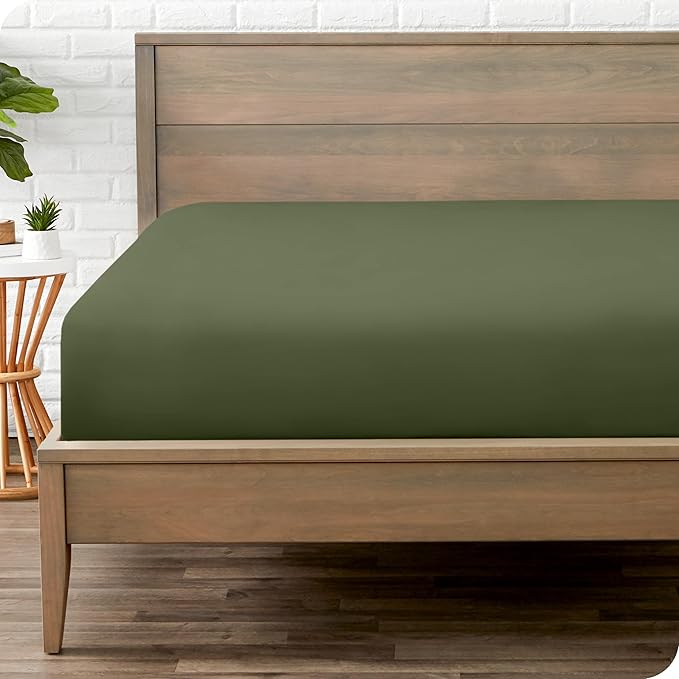 Fitted Bottom Sheet King Size by BareHome